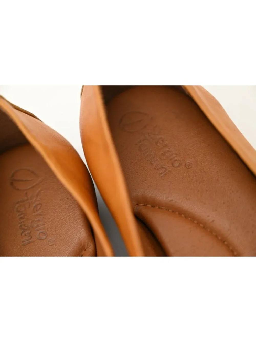 NIB Sergio Tomani Tuka Leather Slip On Shoes Sz 38 Amarillo Maiz Yellow Flats